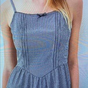 Gingham Checkered Dress